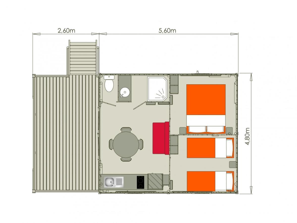 Ras L'Bol Hotel Олмето Екстериор снимка